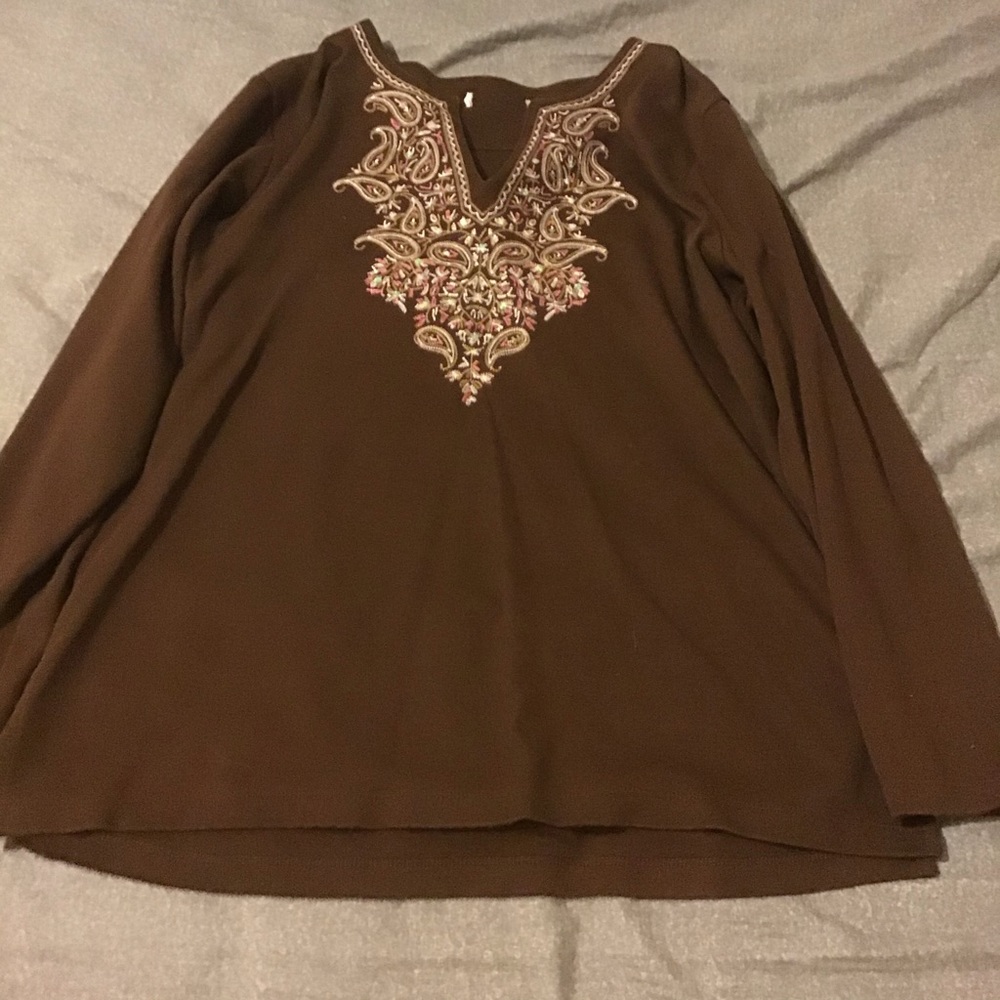 A long sleeve sweater